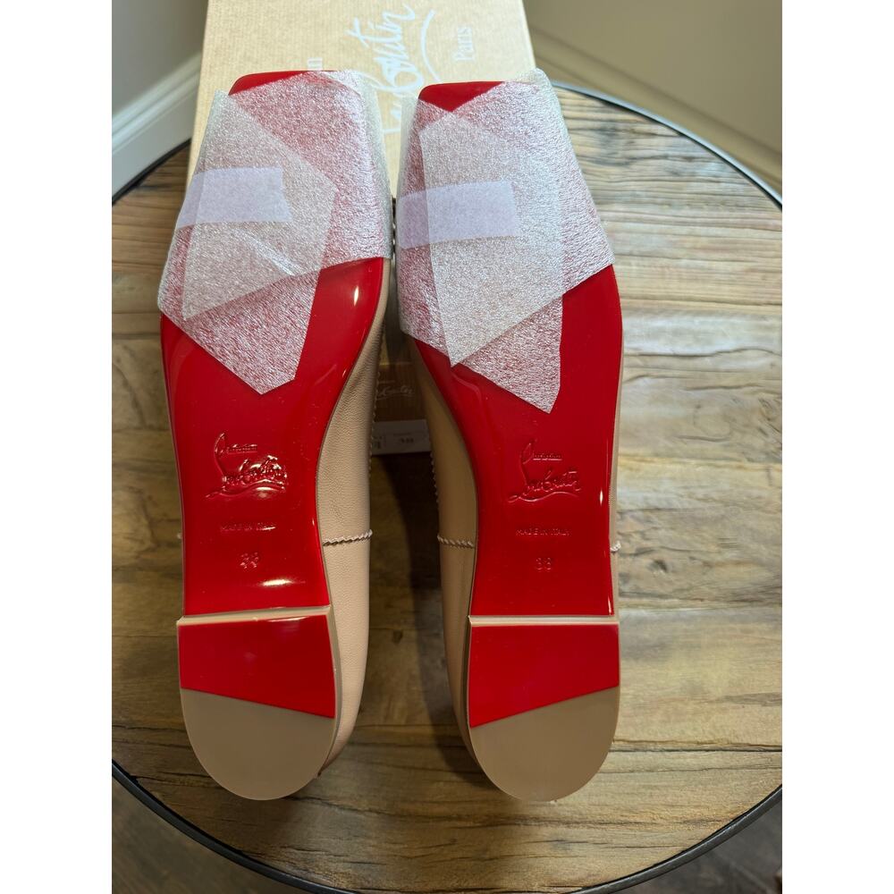 CHRISTIAN LOUBOUTIN Mamadrague leather ballet flats BNIB 38 - Picture 12 of 12